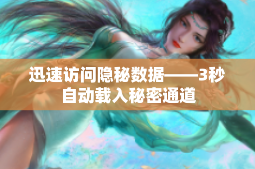 迅速访问隐秘数据——3秒自动载入秘密通道