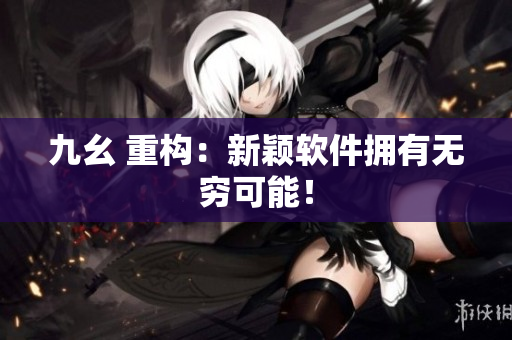 九幺 重构：新颖软件拥有无穷可能！