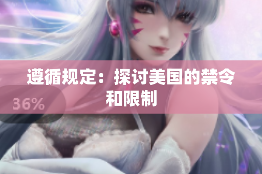 遵循规定：探讨美国的禁令和限制