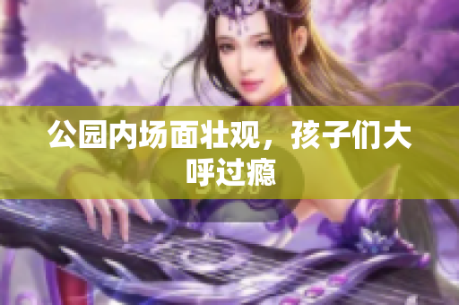 公园内场面壮观，孩子们大呼过瘾