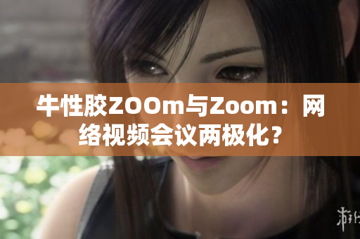 牛性胶ZOOm与Zoom：网络视频会议两极化？