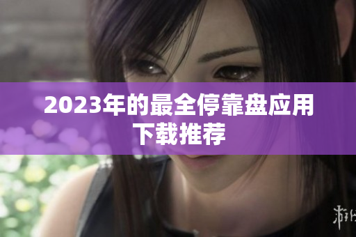 2023年的最全停靠盘应用下载推荐