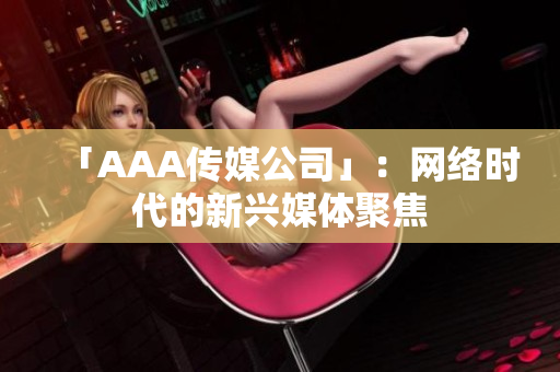 「AAA传媒公司」：网络时代的新兴媒体聚焦