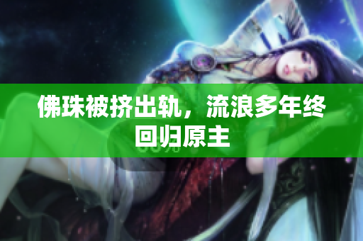 佛珠被挤出轨，流浪多年终回归原主