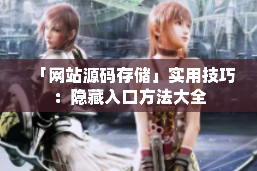 「网站源码存储」实用技巧：隐藏入口方法大全