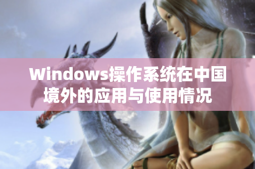 Windows操作系统在中国境外的应用与使用情况