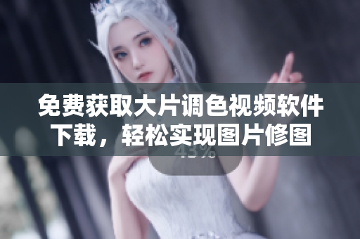 免费获取大片调色视频软件下载，轻松实现图片修图