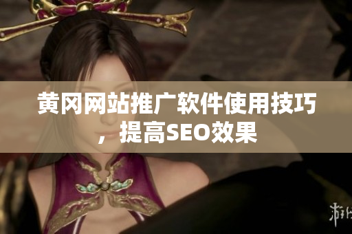 黄冈网站推广软件使用技巧，提高SEO效果