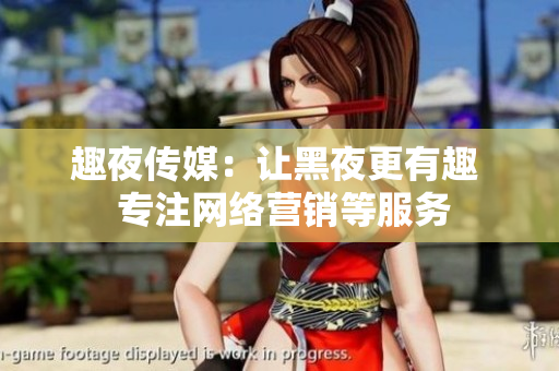 趣夜传媒：让黑夜更有趣  专注网络营销等服务