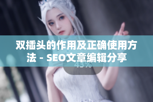 双插头的作用及正确使用方法 - SEO文章编辑分享