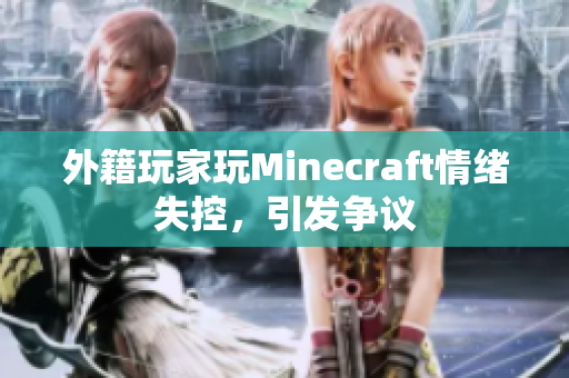 外籍玩家玩Minecraft情绪失控，引发争议