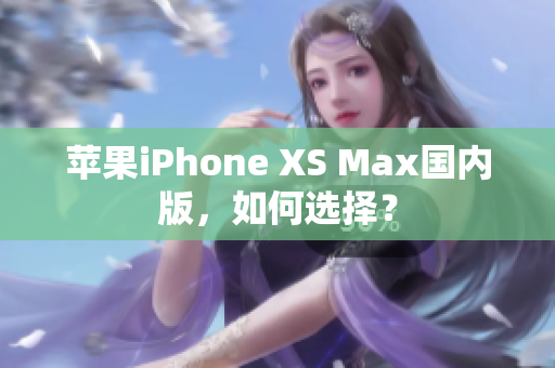 苹果iPhone XS Max国内版，如何选择？