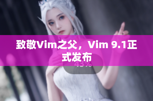 致敬Vim之父，Vim 9.1正式发布