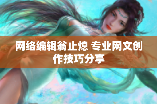 网络编辑翁止熄 专业网文创作技巧分享
