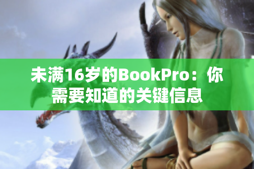 未满16岁的BookPro：你需要知道的关键信息