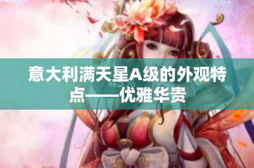 意大利满天星A级的外观特点——优雅华贵
