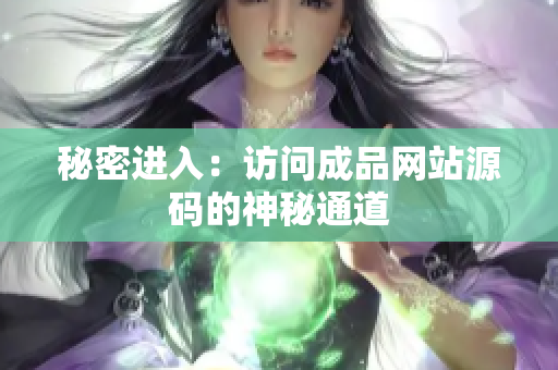 秘密进入：访问成品网站源码的神秘通道