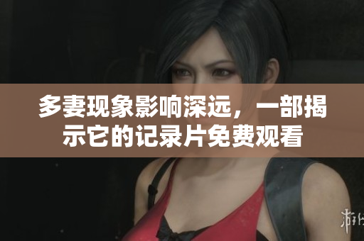多妻现象影响深远，一部揭示它的记录片免费观看
