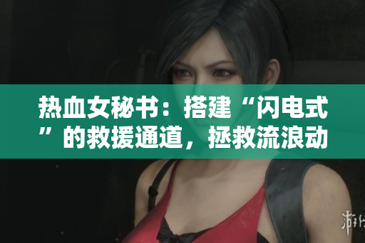 热血女秘书：搭建“闪电式”的救援通道，拯救流浪动物！
