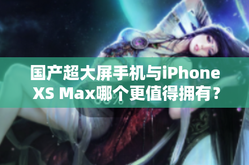 国产超大屏手机与iPhone XS Max哪个更值得拥有？