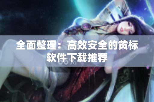 全面整理：高效安全的黄标软件下载推荐