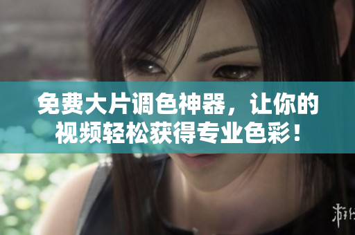 免费大片调色神器，让你的视频轻松获得专业色彩！