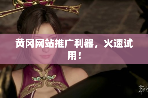 黄冈网站推广利器，火速试用！