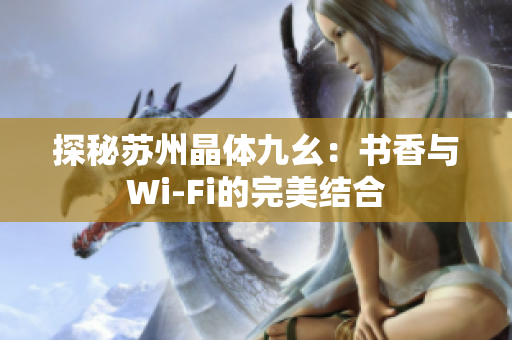 探秘苏州晶体九幺：书香与Wi-Fi的完美结合