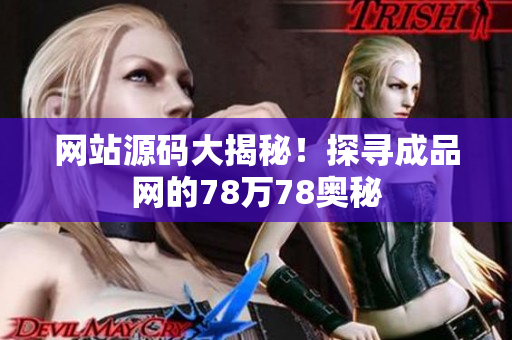 网站源码大揭秘！探寻成品网的78万78奥秘