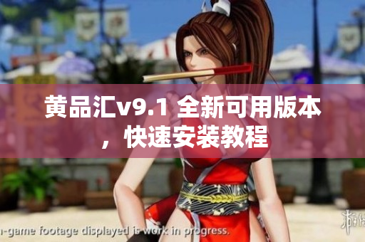 黄品汇v9.1 全新可用版本，快速安装教程