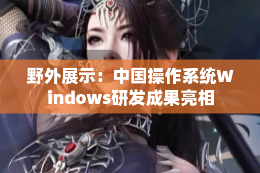 野外展示：中国操作系统Windows研发成果亮相