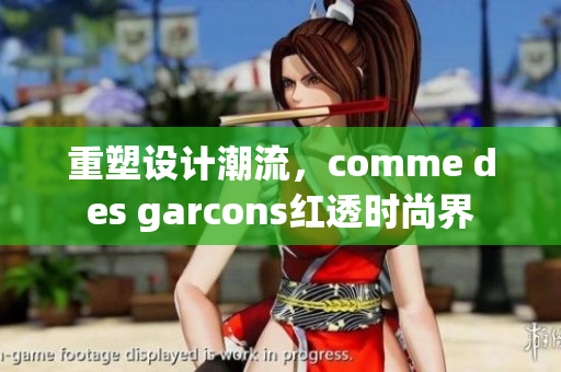 重塑设计潮流，comme des garcons红透时尚界