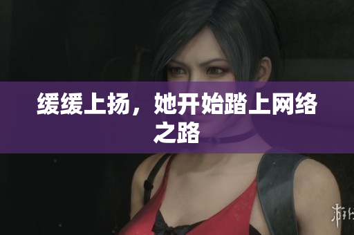 缓缓上扬，她开始踏上网络之路