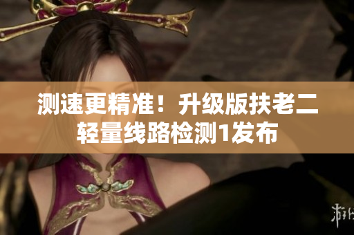 测速更精准！升级版扶老二轻量线路检测1发布