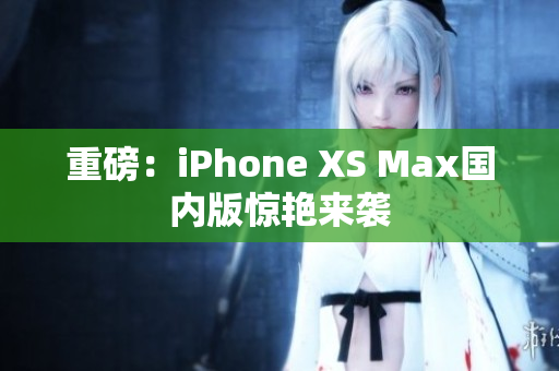 重磅：iPhone XS Max国内版惊艳来袭