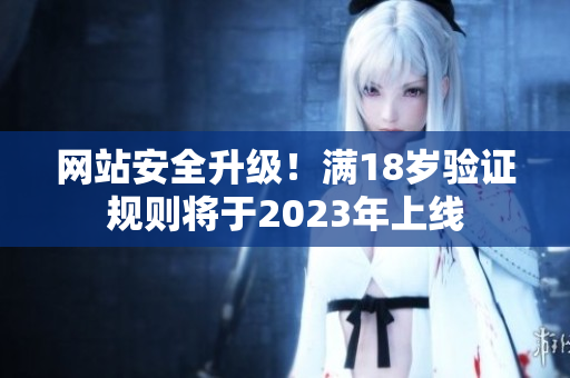 网站安全升级！满18岁验证规则将于2023年上线