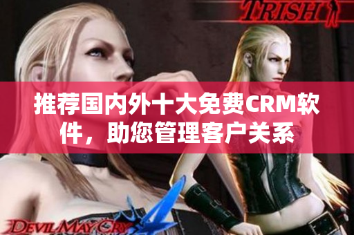 推荐国内外十大免费CRM软件，助您管理客户关系