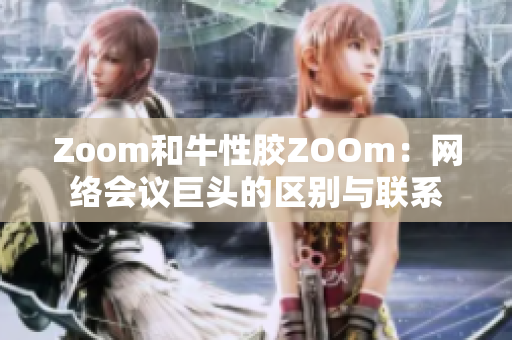 Zoom和牛性胶ZOOm：网络会议巨头的区别与联系