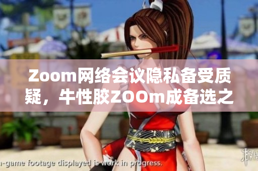 Zoom网络会议隐私备受质疑，牛性胶ZOOm成备选之一