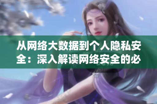 从网络大数据到个人隐私安全：深入解读网络安全的必要性)