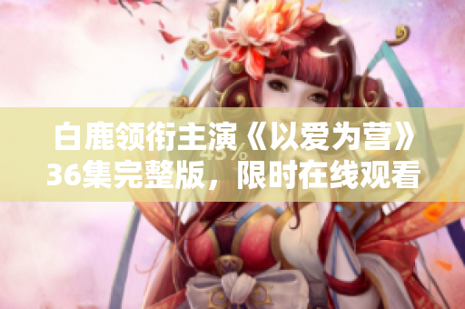 白鹿领衔主演《以爱为营》36集完整版，限时在线观看
