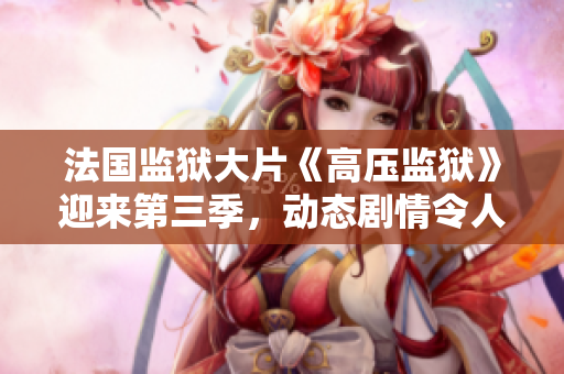 法国监狱大片《高压监狱》迎来第三季，动态剧情令人期待