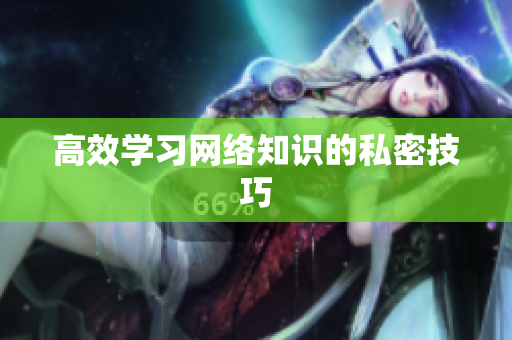 高效学习网络知识的私密技巧