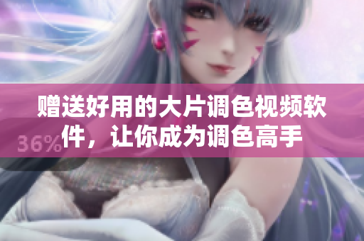 赠送好用的大片调色视频软件，让你成为调色高手