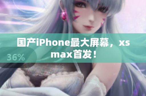 国产iPhone最大屏幕，xsmax首发！