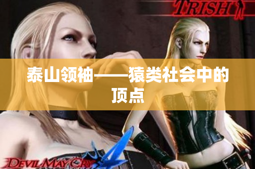 泰山领袖——猿类社会中的顶点