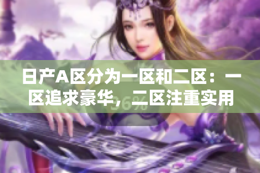 日产A区分为一区和二区：一区追求豪华，二区注重实用性