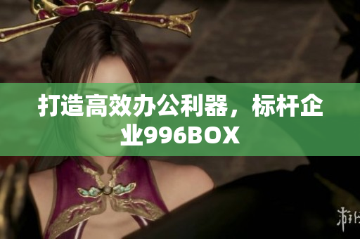 打造高效办公利器，标杆企业996BOX