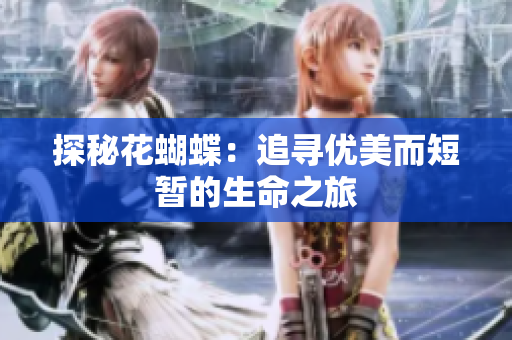 探秘花蝴蝶：追寻优美而短暂的生命之旅