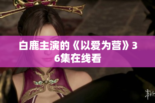 白鹿主演的《以爱为营》36集在线看